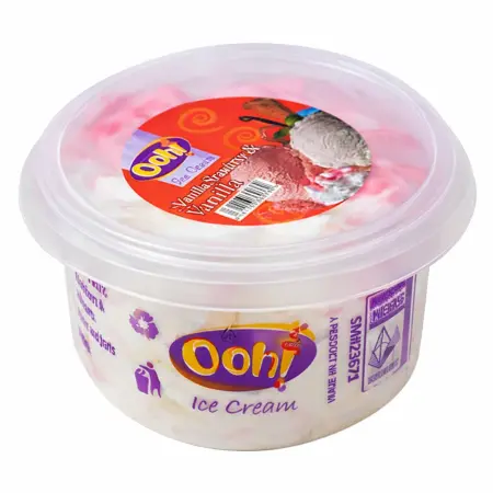 Ooh! Strawberry & Vanilla Ice Cream 80Ml